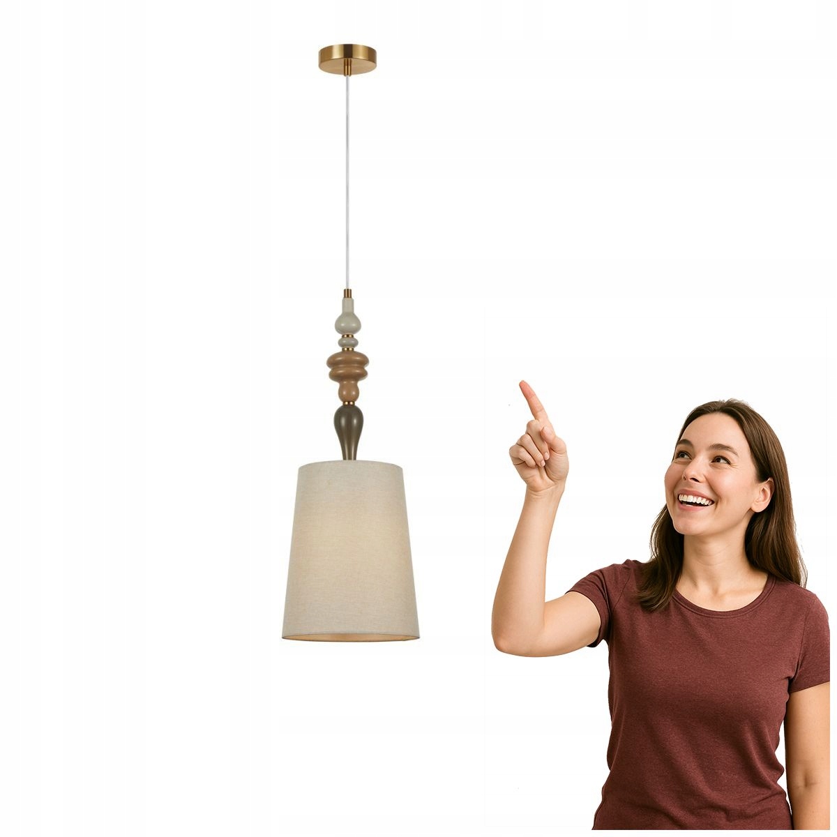 Závěsná lampa Moren PND-84678C-AB Italux