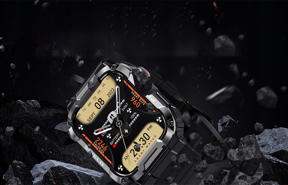 SMARTWATCH ZEGAREK MĘSKI GPS SPORTOWYCH MONITOR PL Rodzaj smartwatch