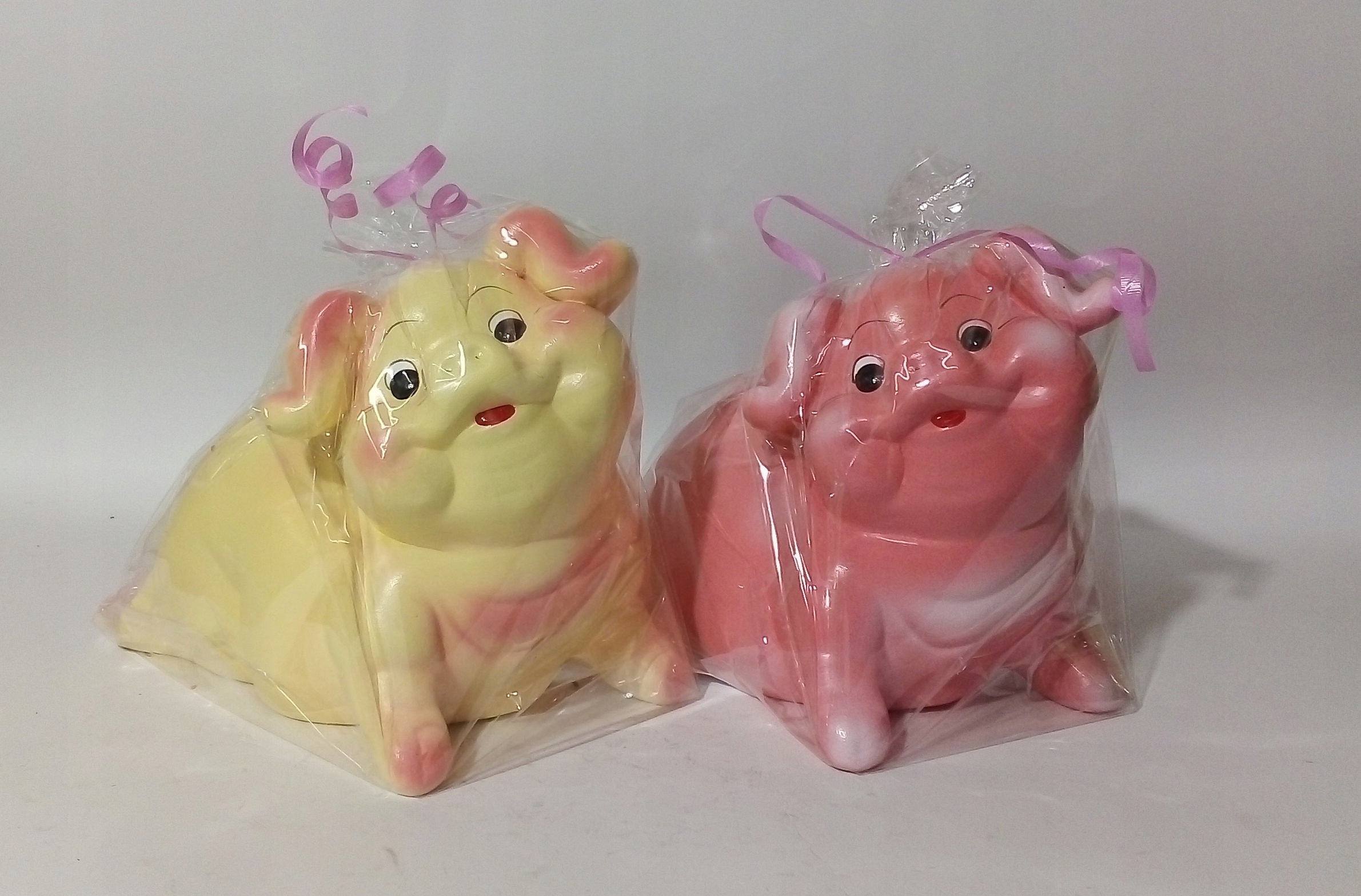 

Skarbonka Prezent Ceramiczna Świnka różowa / żółta