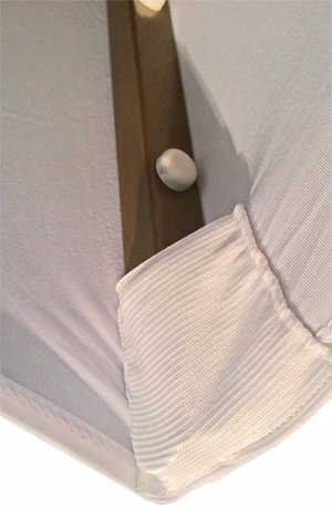 POKROWIEC ELASTYCZNY UNIWERSALNY NA KRZESŁO BANKIETOWE z PRZESZYCIEM BIAŁY EAN (GTIN) 5908305880172