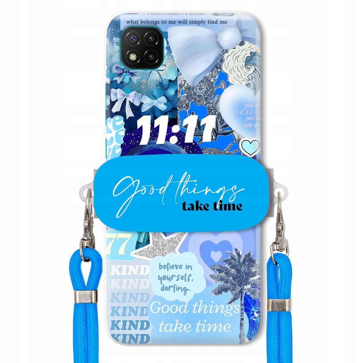 Puzdro pre Xiaomi Poco C3 Držiak Crossbody vodítko Good Things Sea Lata