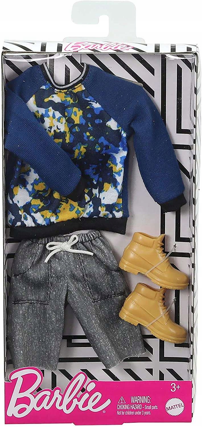 

Barbie Ubranko Dla Lalki Ken Bluza Szorty GHX53
