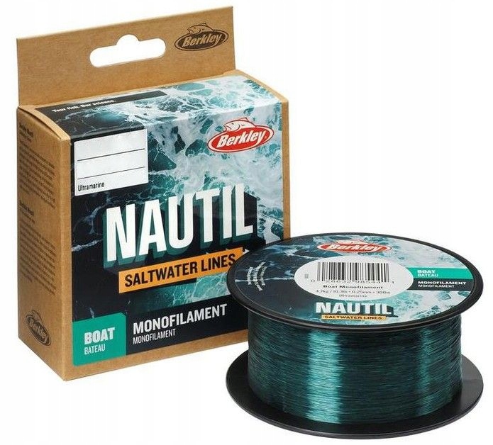 Żyłka Berkley Nautil Boat Monofilament 0,30mm 600m Średnica (mm): 0.30