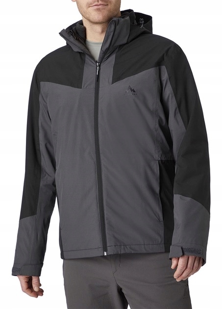 Pánská bunda Mckinley Tesi 3v1, Antracit /černá, velikost 3XL