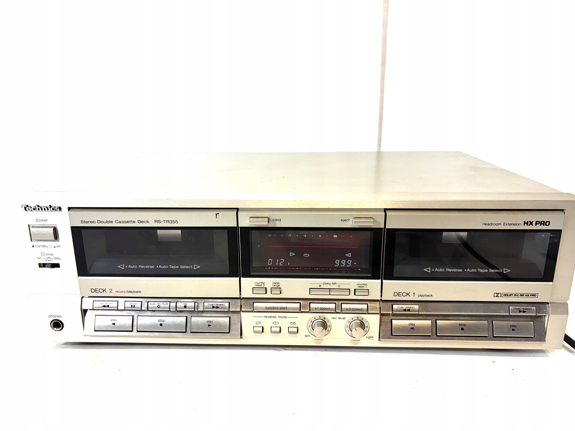 Magnetofon kasetowy Technics RS-TR355 czarny