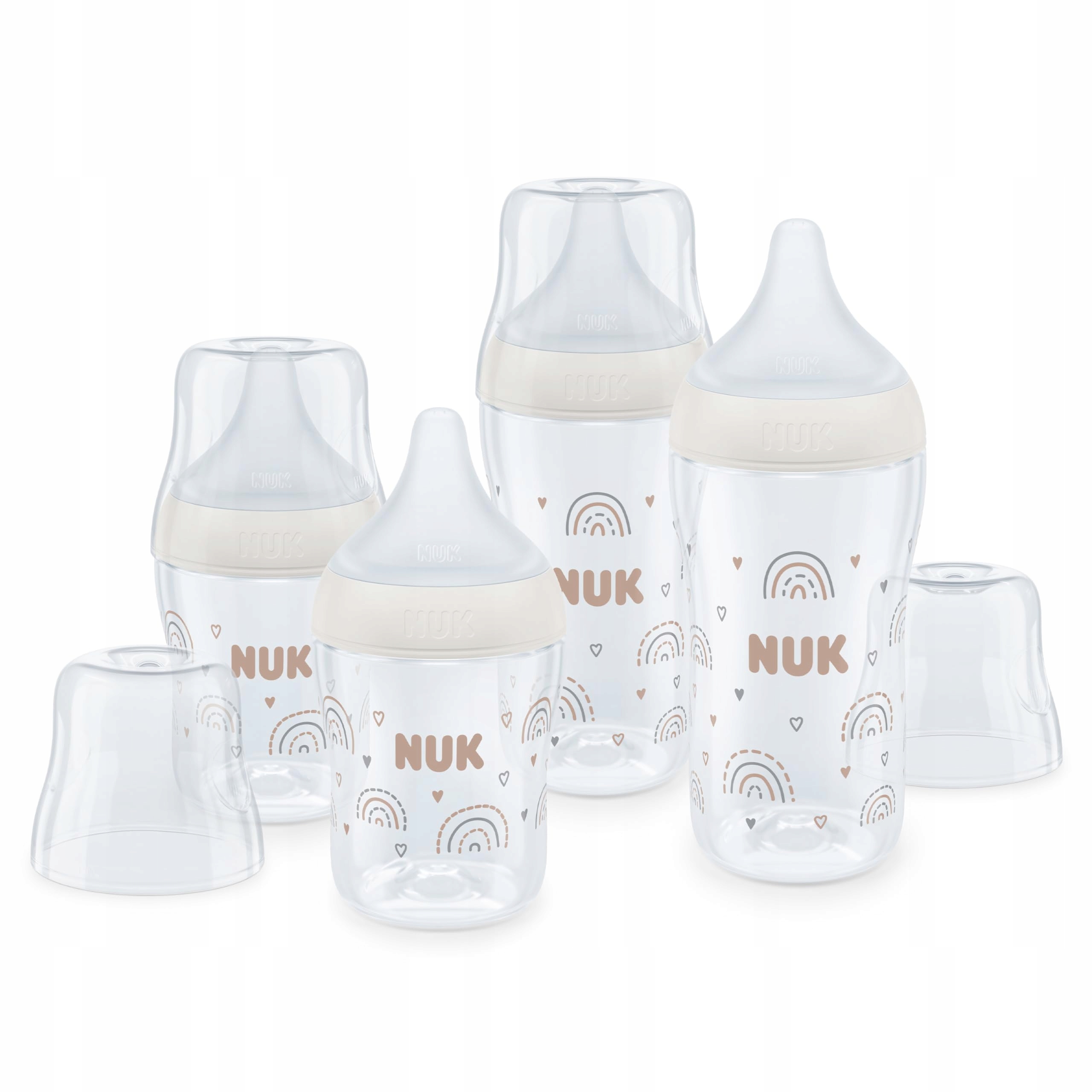 NUK Zestaw Butelki Dla Niemowląt 3m+ Antykolkowy BPA Free