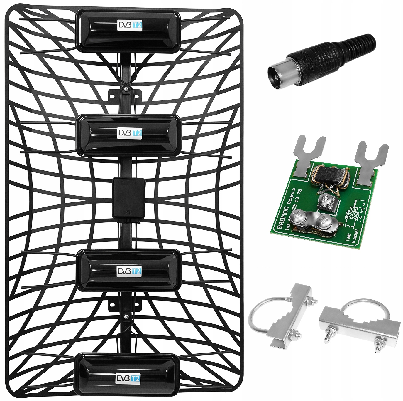 Najmocniejsza Antena Siatkowa DVB-T2 Axin Pasywna