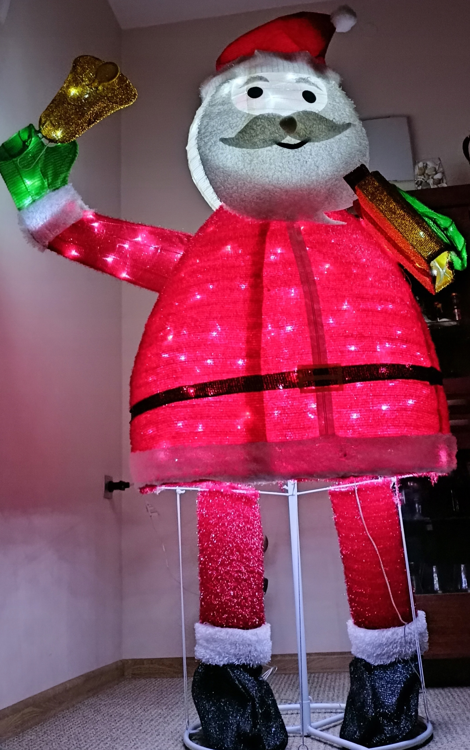 ŚWIĘTY MIKOŁAJ OZDOBA 180 cm 200 LED IP44 TIMER Rodzaj figura świetlna
