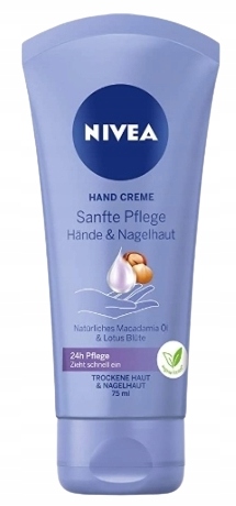 Nivea, Krém na ruky, makadamia a lotosový kvet, 75ml