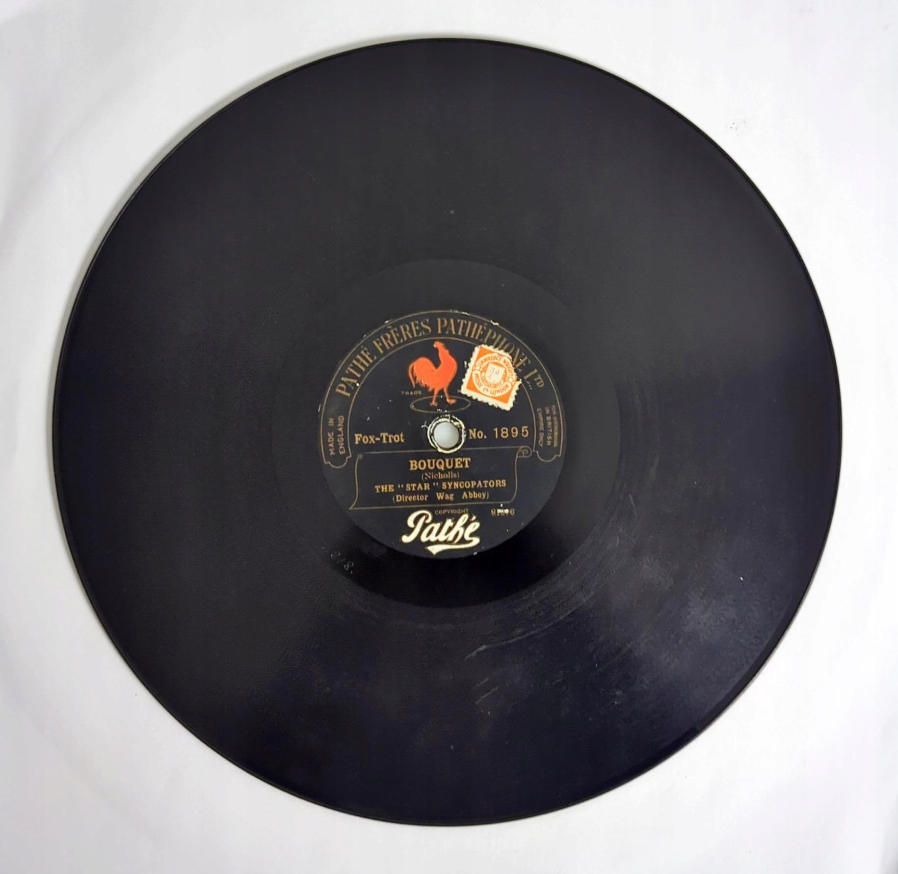 The Star Syncopators Sally's Come Back / Bouquet No1895 Pathe