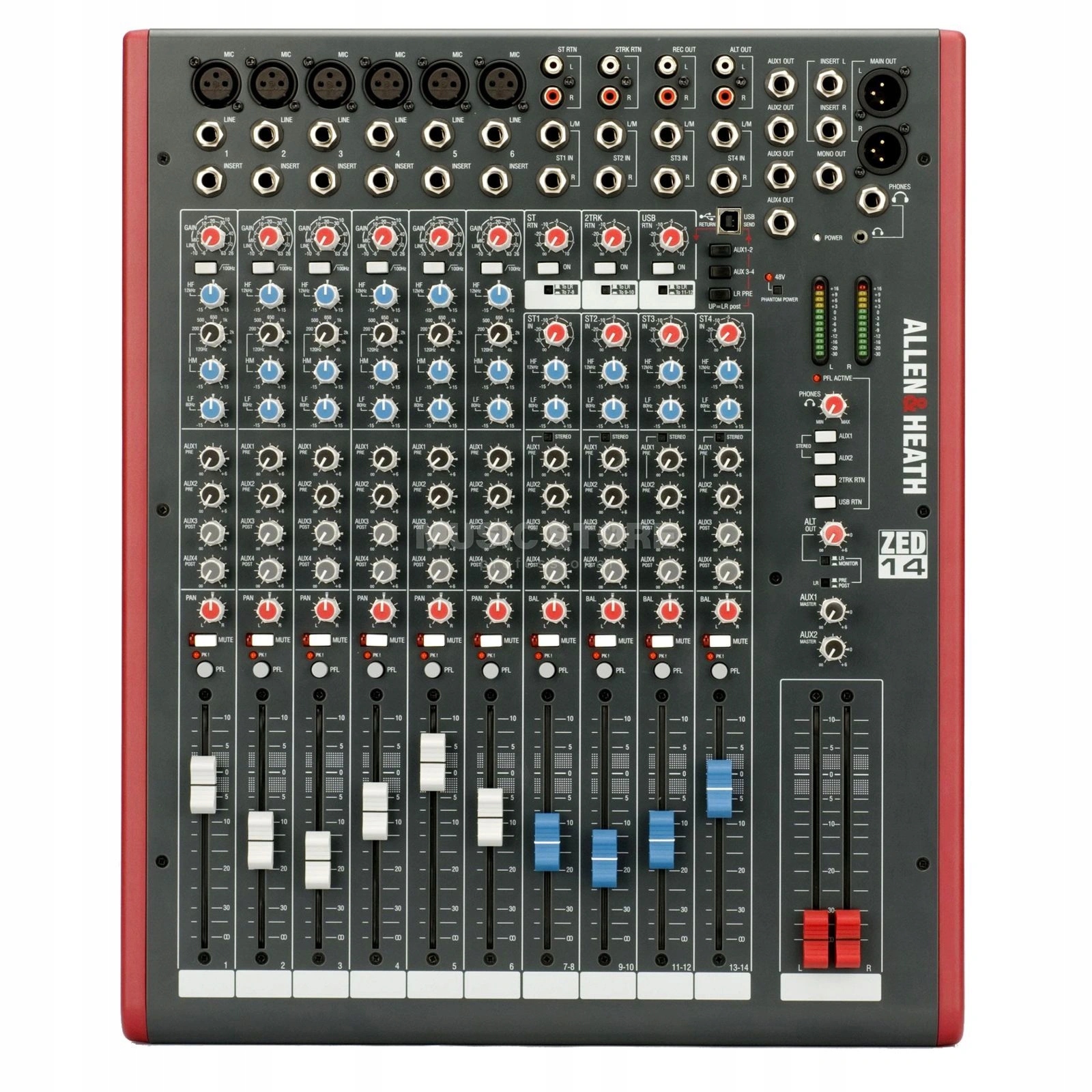 Allen & Heath ZED-14 – mikser analogowy z usb