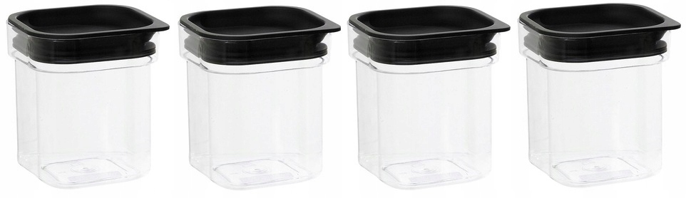 

Pojemniki na Żywność Suchą Hermetyczne Przypraw 4X