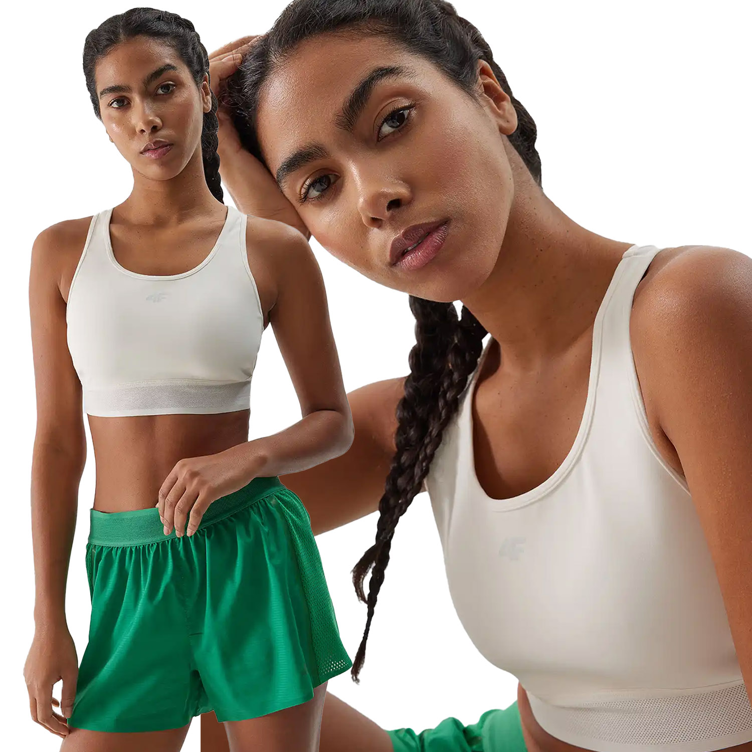 BIUSTONOSZ SPORTOWY DAMSKI 4F STANIK TOP TRENINGOWY NA SIŁOWNIĘ SS24F705 Kod producenta 4FWSS24TFTSF705-11S