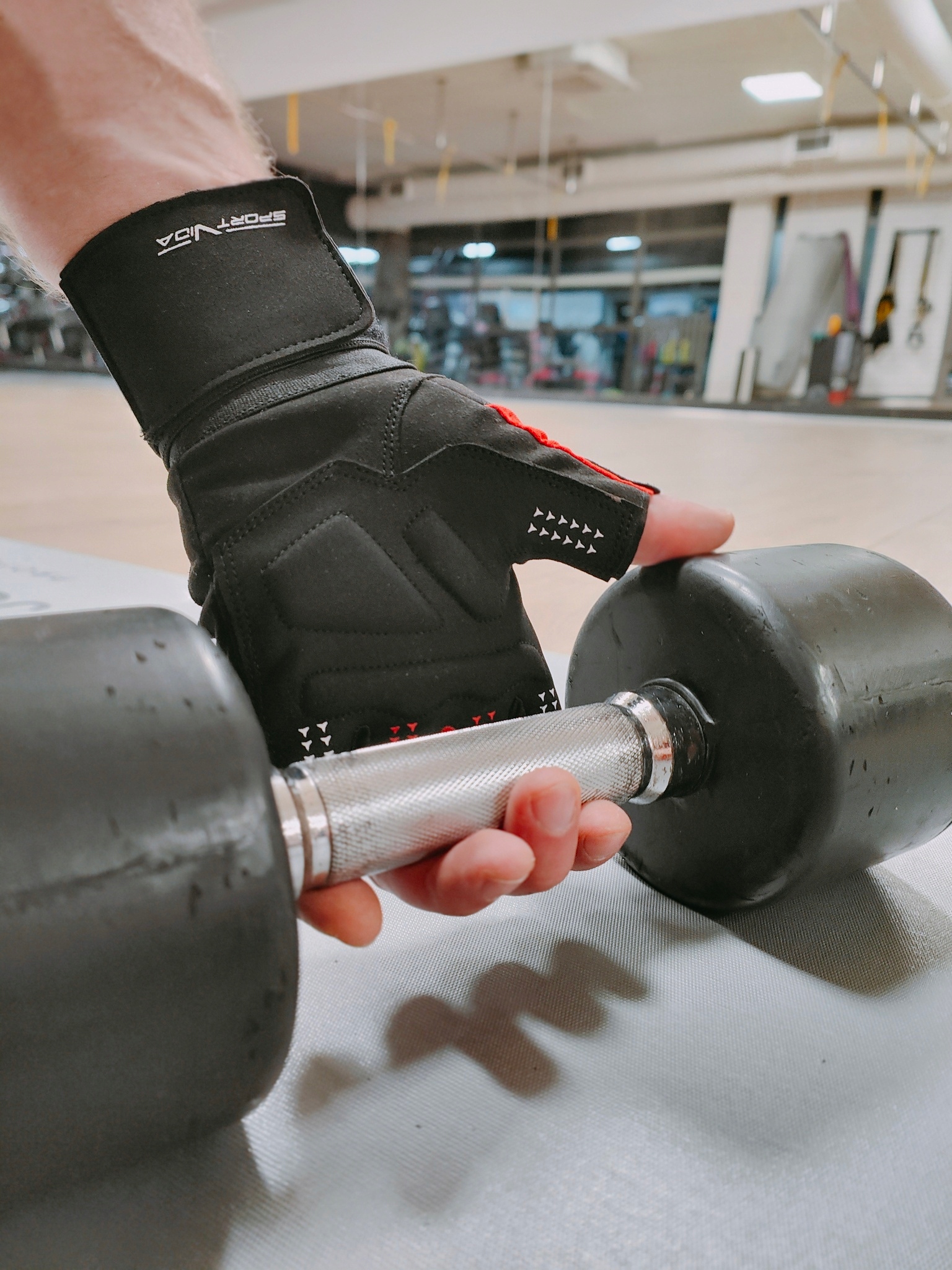 RĘKAWICE FITNESS NA SIŁOWNIĘ RĘKAWICZKI TRENINGOWE SPORTVIDA S Rozmiar S