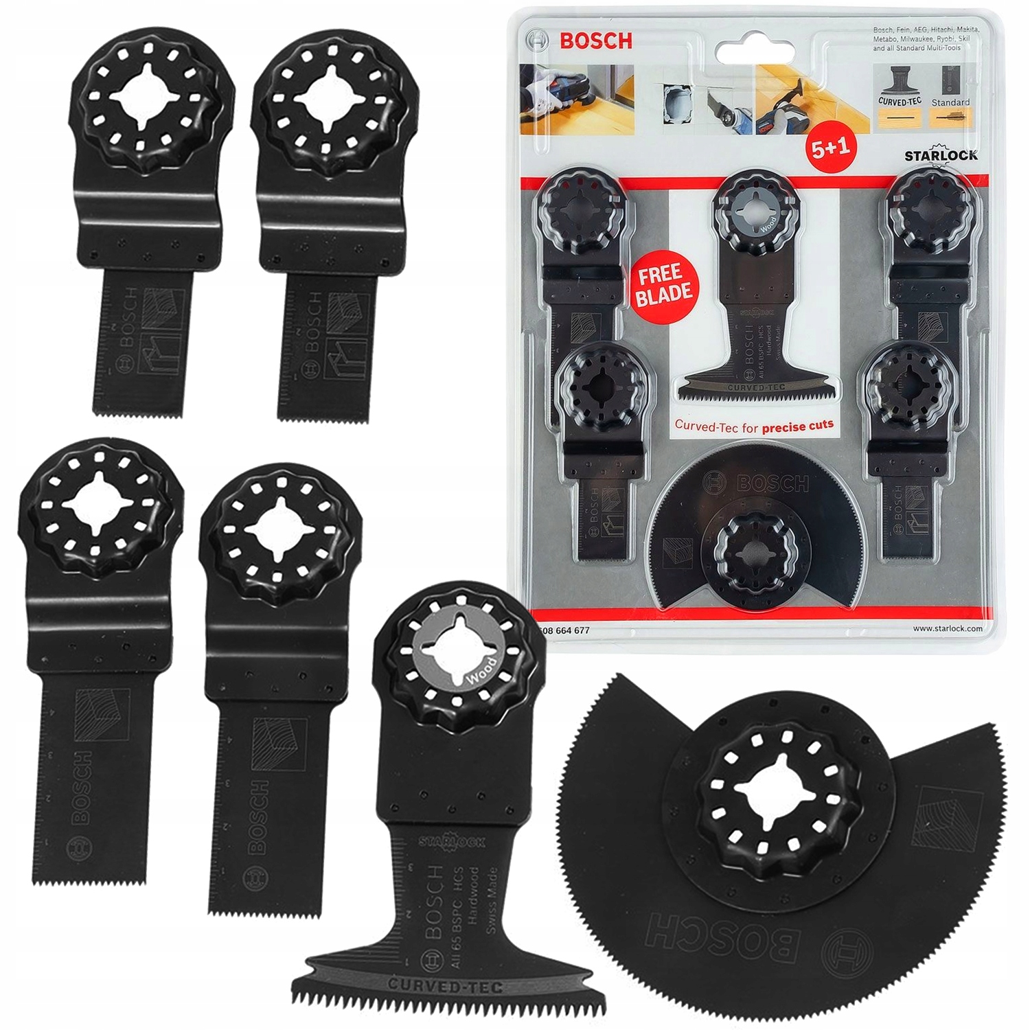 

Zestaw Brzeszczotów do Gop Pmf Bosch Starlock 6szt