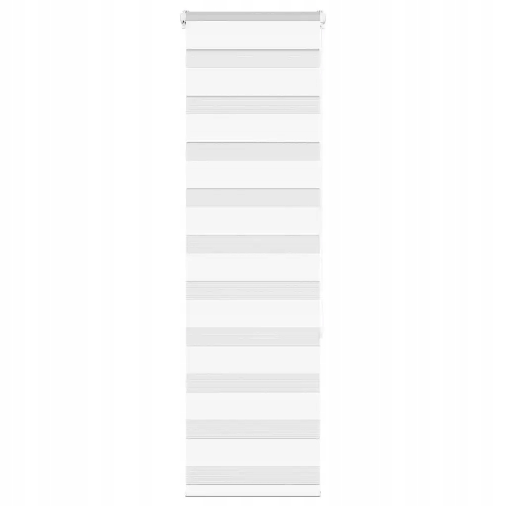 Zebra roleta bílá 40x150 cm šířka látky 35,9 cm polyester Bílá 4014743