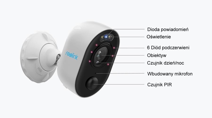 Kamera IP Reolink Argus 3 + panel solarny Marka Reolink