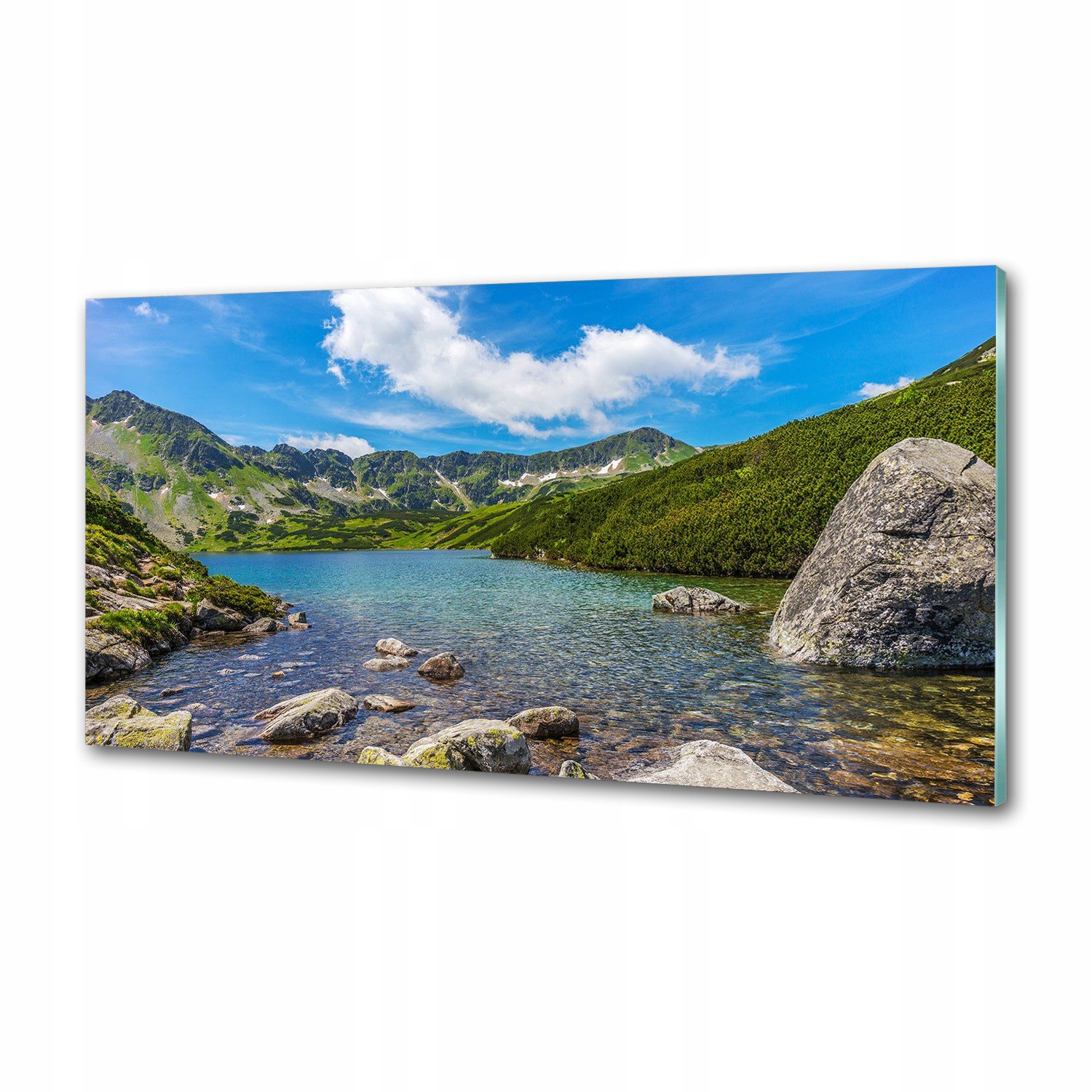 Panel dekor sklo Dolina Tatry 120x60 cm Lepidlo