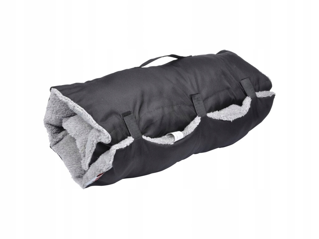 Levně Cestovní podložka pro psy, Bicolore, 80 x 50 cm, černá šedá barva