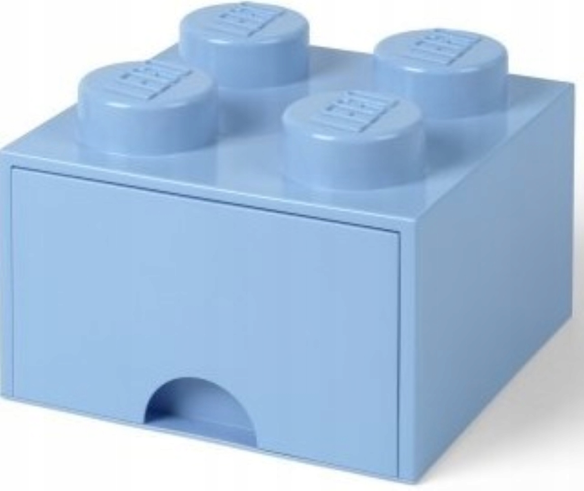 Lego Kontejner S Zásuvkou Klocek 4 Kontejner 2x2 Brick Velký Světle Modrý