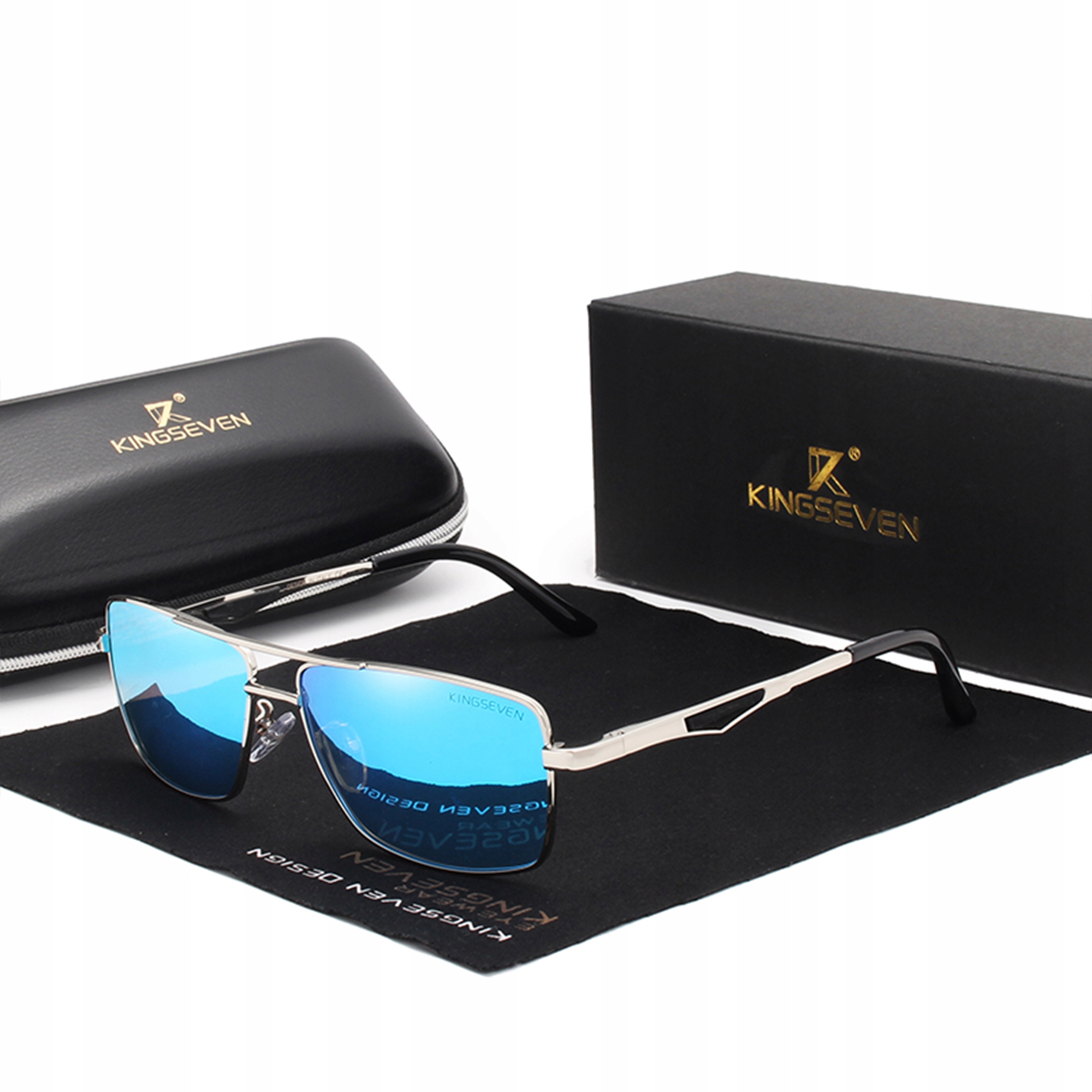 

Okulary przeciwsłoneczne Kingseven Aviator Pilotki