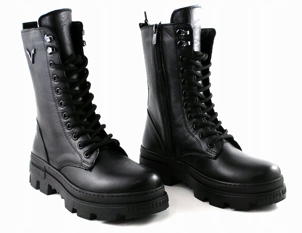 Dámské Kotníkové Boty Černé Vacarro 493 vel. 37 Kožené Kanady Zateplené Dárek