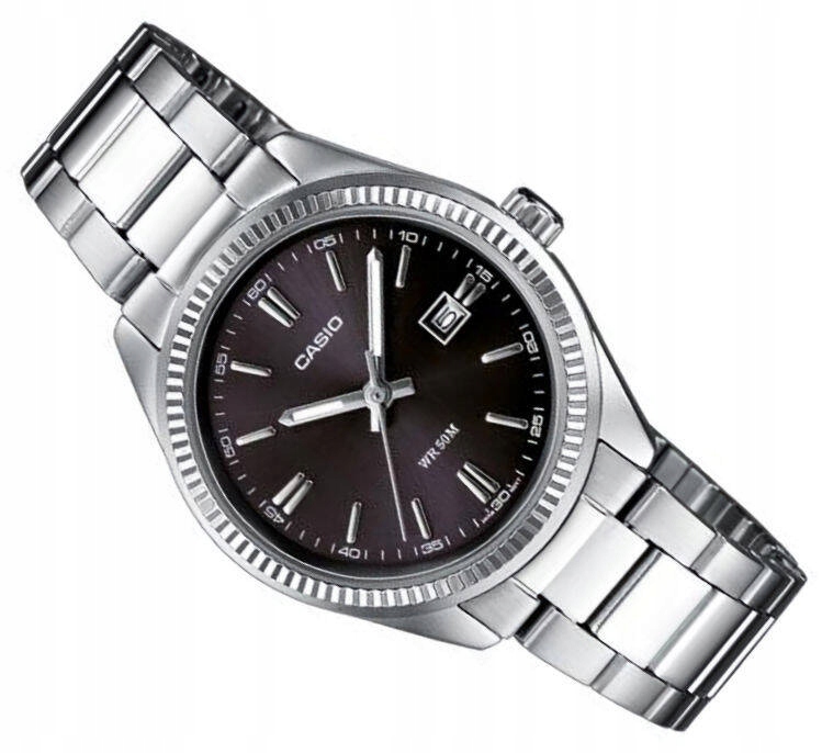 Dámské Klasické Hodinky Casio S Datumovkou LTP-1302PD -1A1, Černý Ciferník