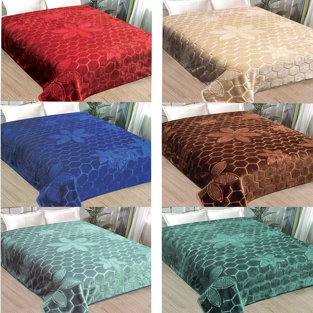 Akrylová Deka 160 x 210 cm, teplý přehoz Kufr Výběr Vzorů