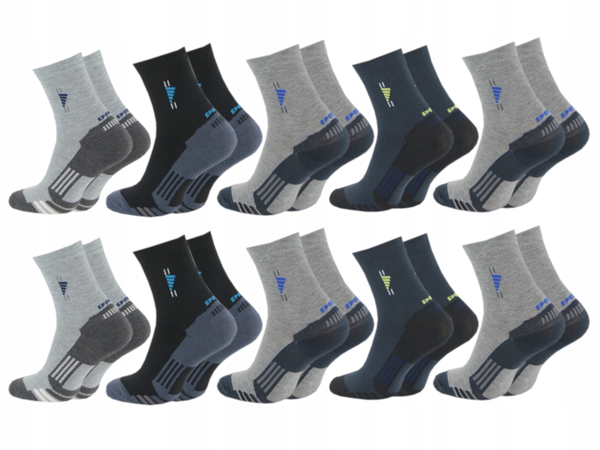 

W#10 xBAWEŁNIANE Skarpety Sportowe 42- 46