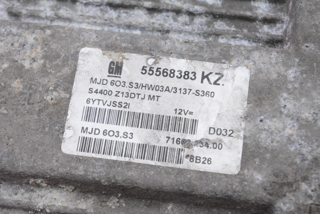 control unit computer of the engine 55568383 OPEL CORSA D 1.3 CDTI 75 KM 06-11