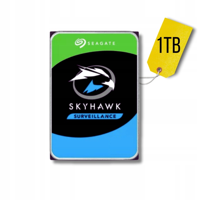 

Dysk Twardy 1TB Seagate Skyhawk 1000GB Hdd 3,5'