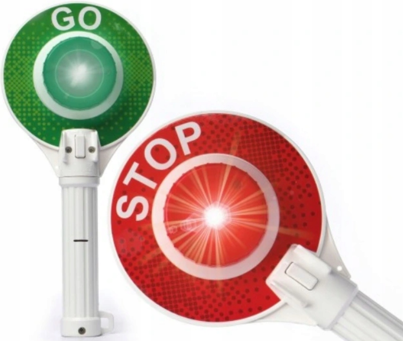 Policyjny lizak ze światłem STOP & GO