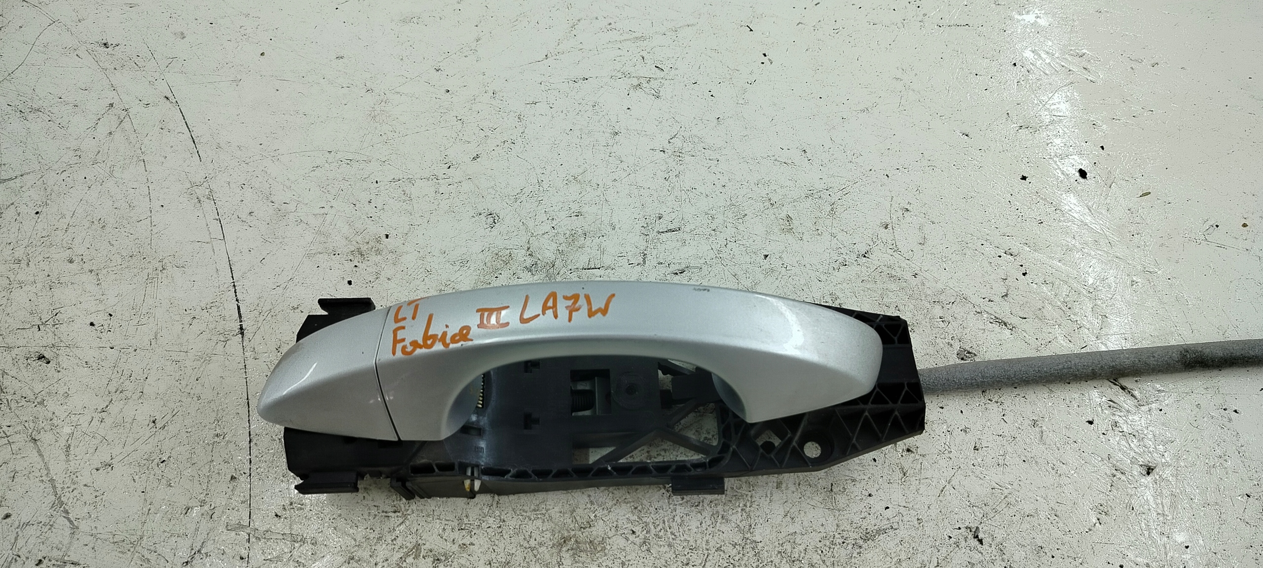 SKODA FABIA III handle exterior left rear part LA7W