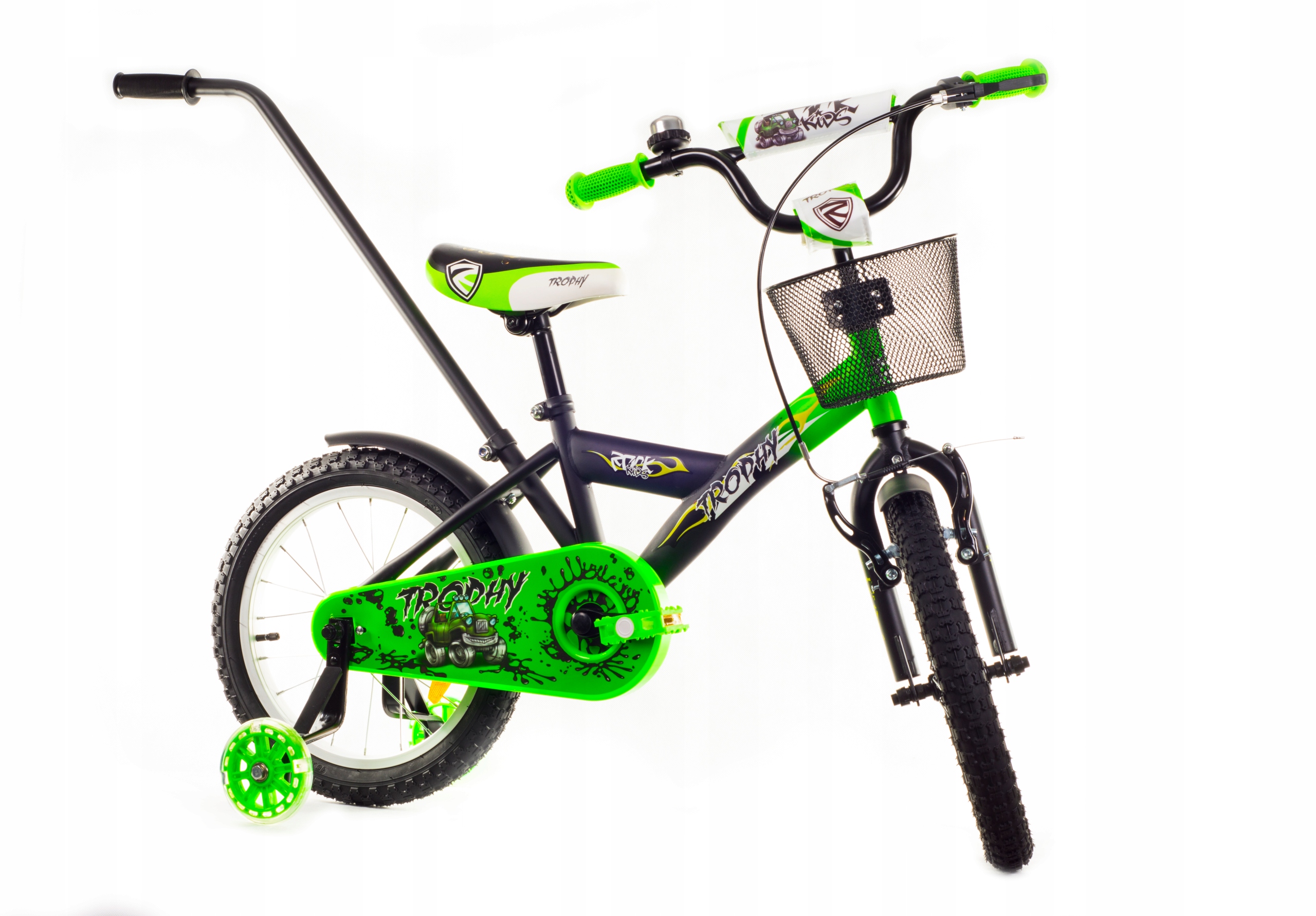 ROWER ROWEREK DLA CHŁOPCA 16 ROCK TROPHY 2021 Kolor zielony