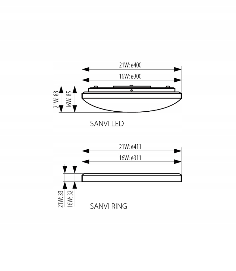 SANVI RING OPRAWY SANVI-21-W Kod producenta 26670