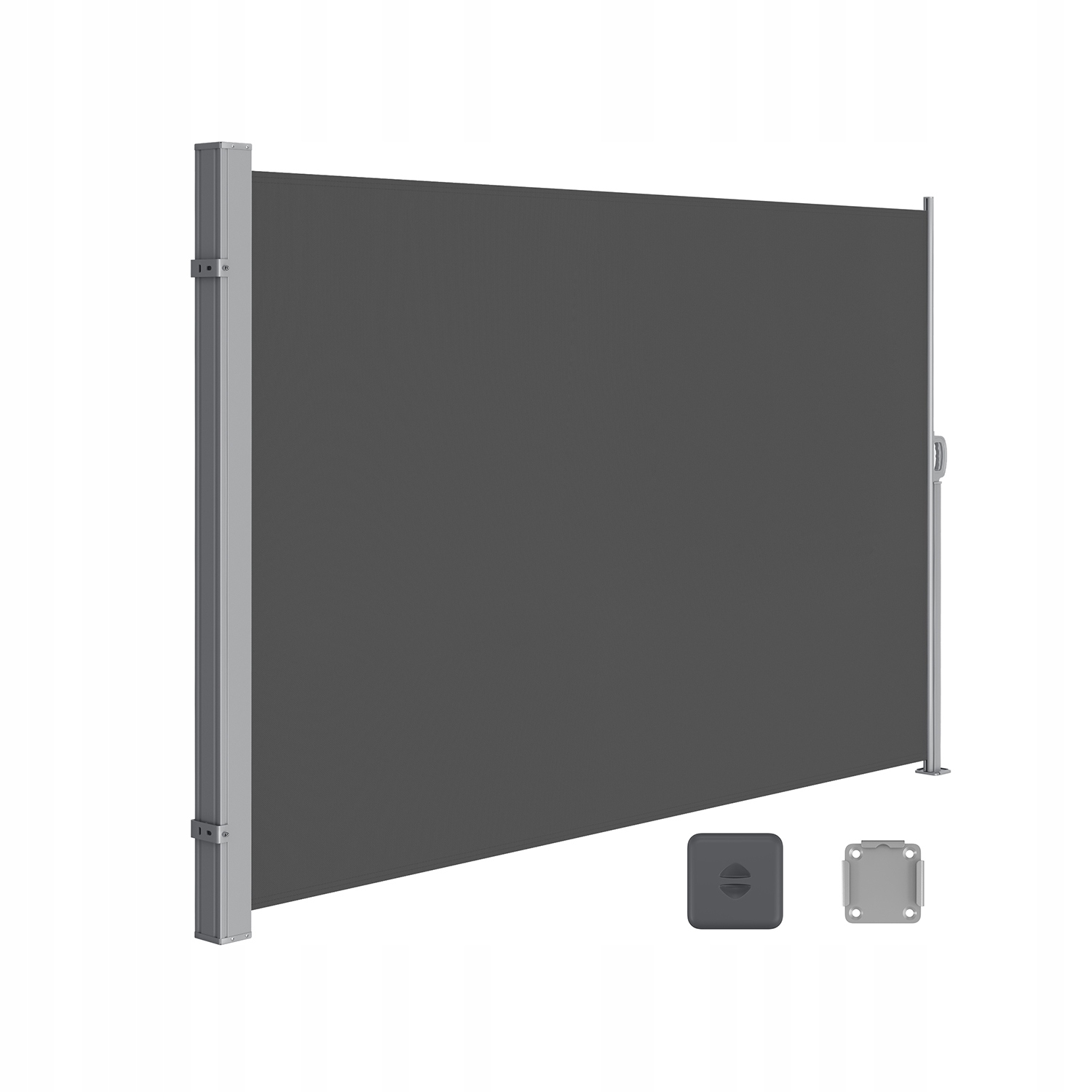 Markiza boczna Orrine 180x450 cm antracytowa