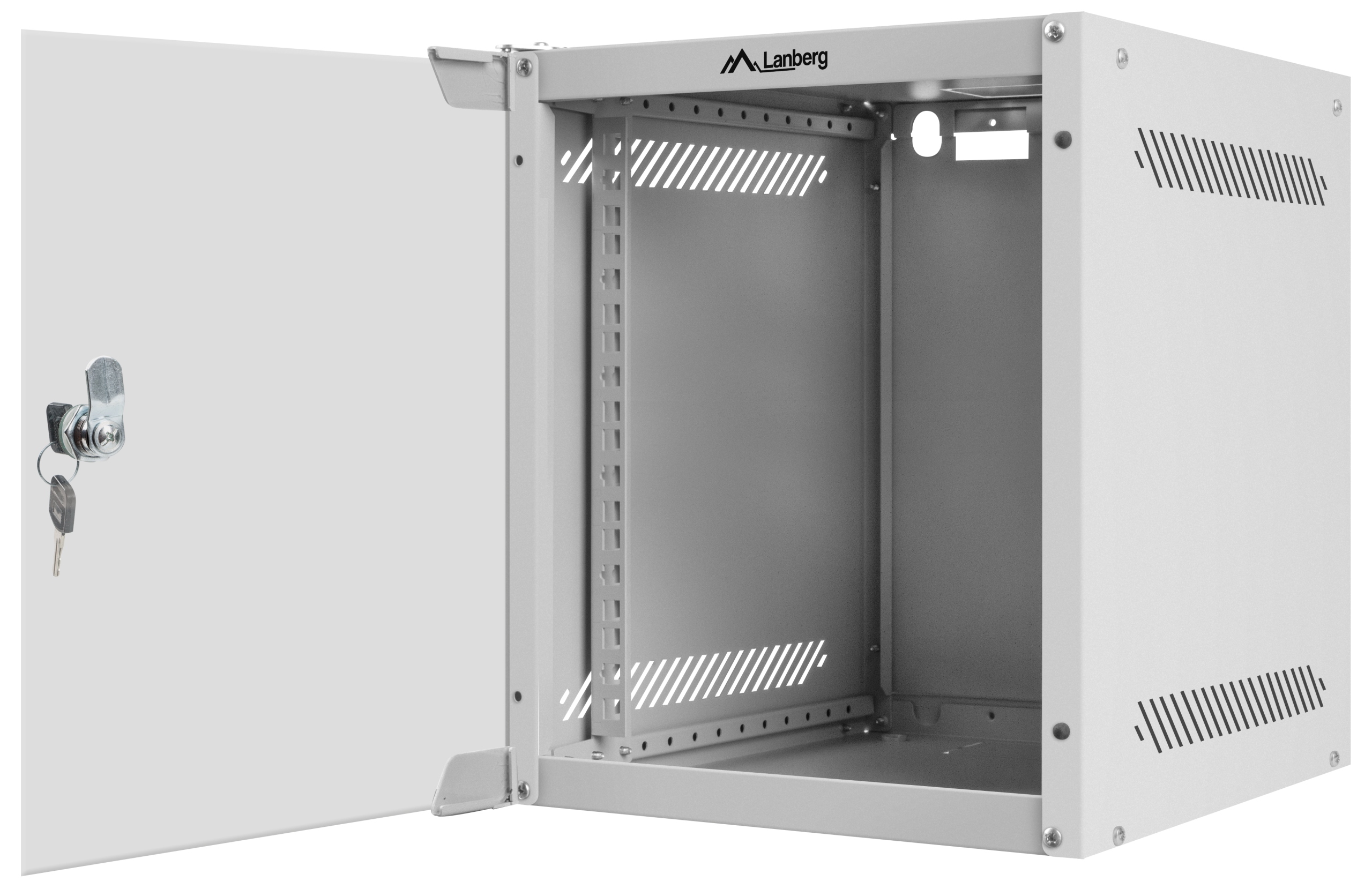 Szafa Rack Wisząca Instalacyjna Serwerowa Metal 10" Cali 6U Drzwi Lanberg