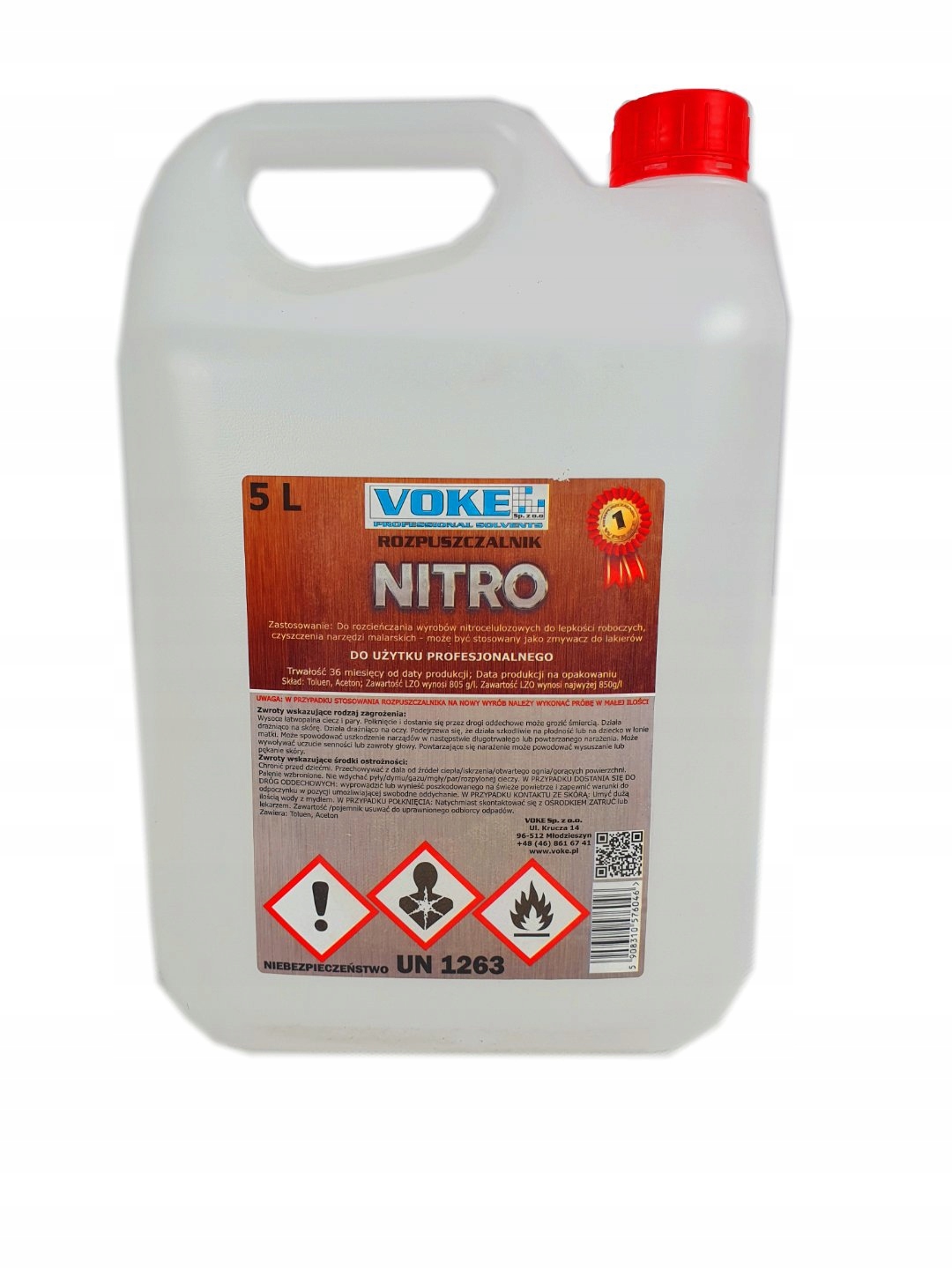 Rozpuszczalnik Voke Nitro 5000 ml