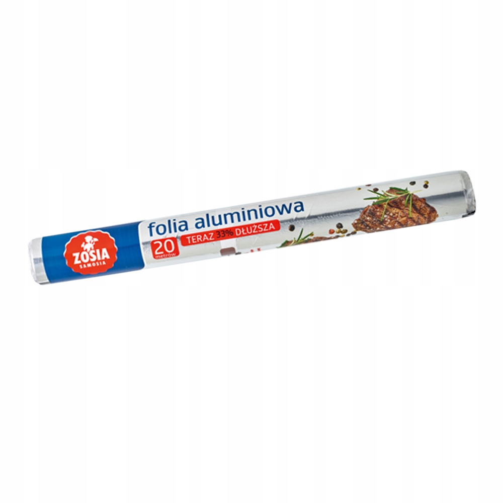 

Mocna Folia Aluminiowa Pazłotko Zosia Samosia 20M