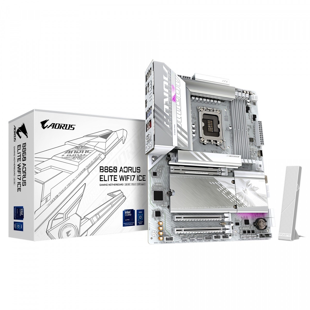 Gigabyte Płyta główna B860 A Elite WF7 Ice
