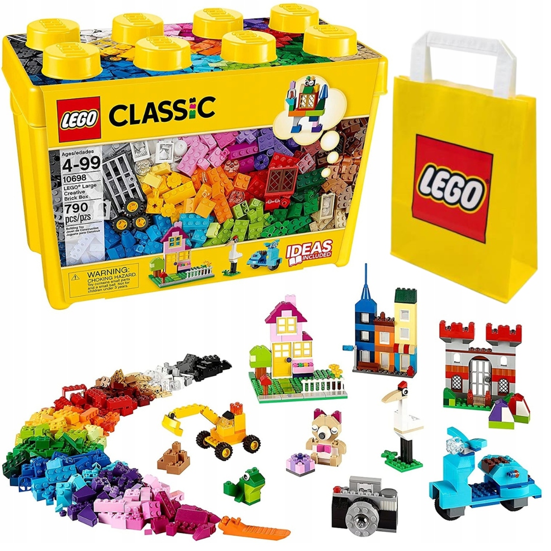 Lego Classic 10698 Kreativní Stavebnice Velká Krabička Box Sada 790 Kusů