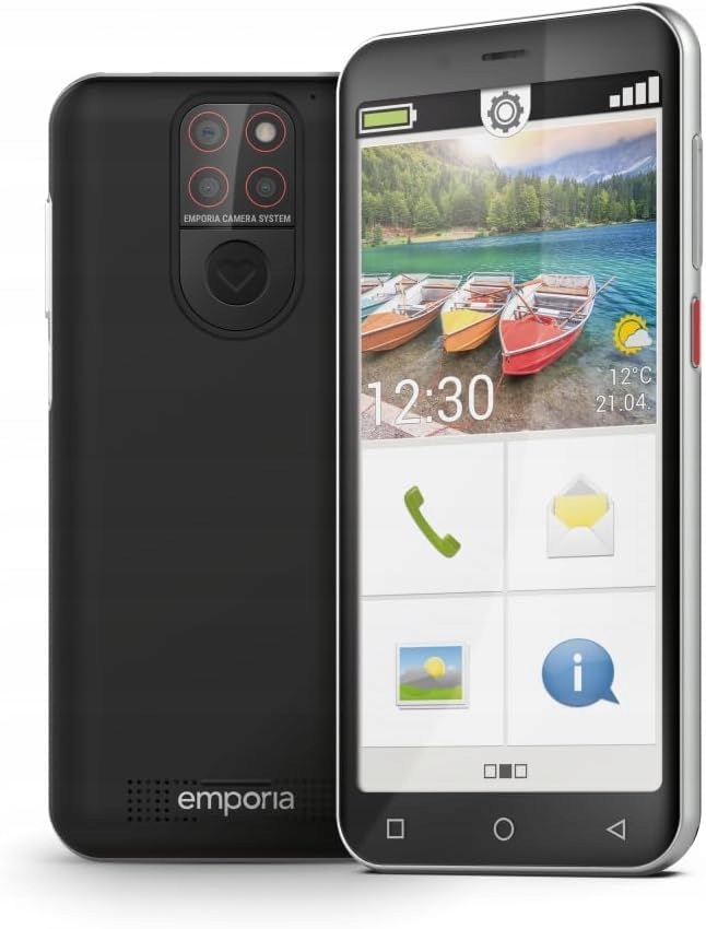 Smartfon Emporia SMART.5 mini 4 Gb 64 Gb 4G (lte) czarny