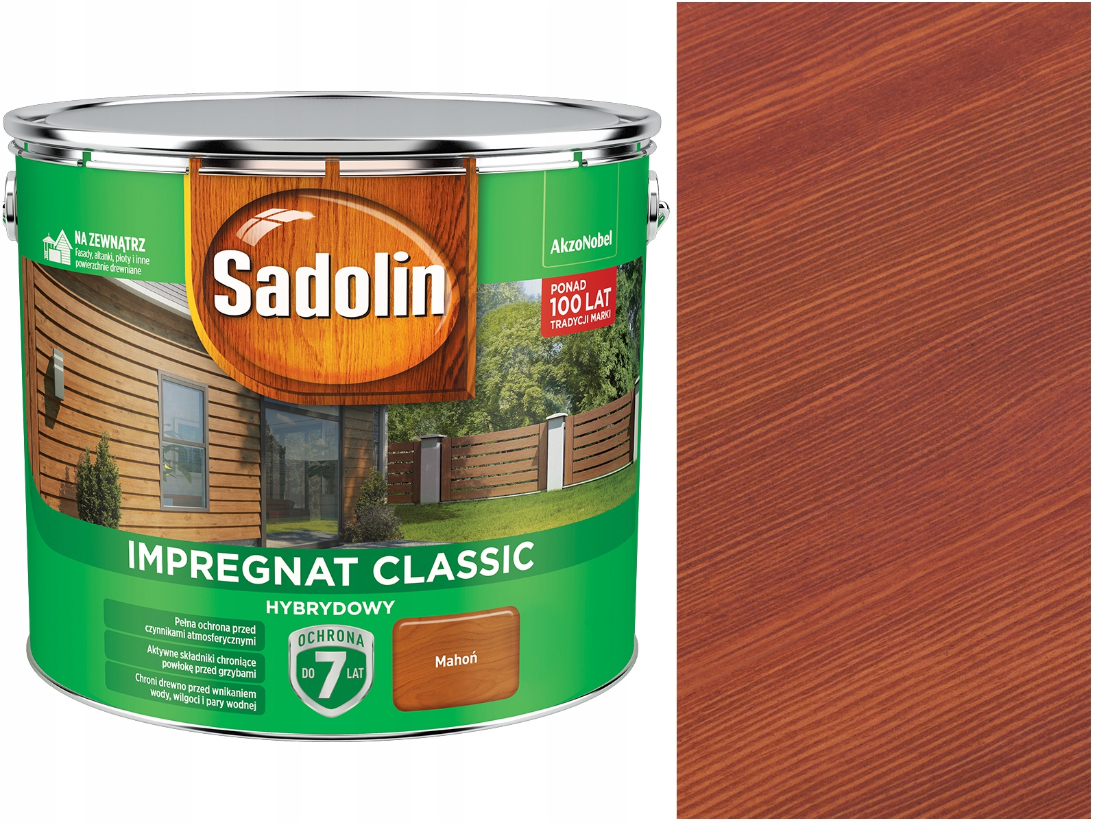 

Sadolin Classic Hybrydowy Mahoń 4,5L