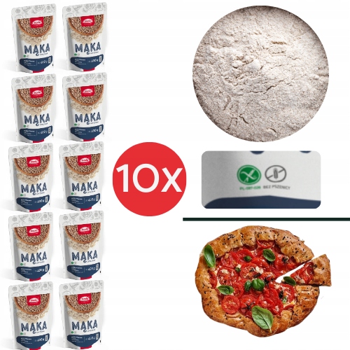 10xPOHANKOVÁ Mouka Bez Lepku Incola 400G Bez Laktózy Bez Pšenice Bez Sóji