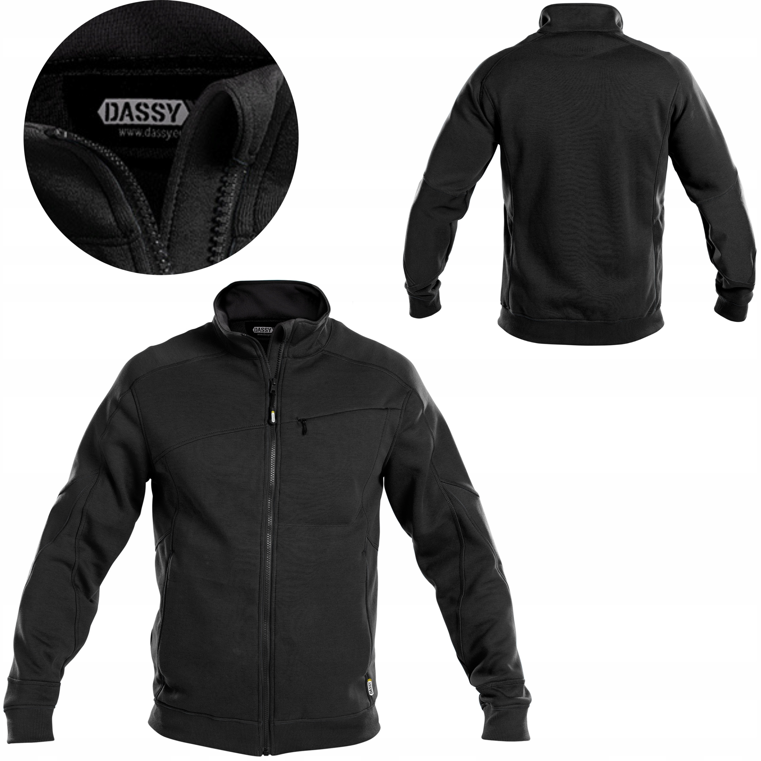 

Bluza męska rozpinana Dassy Velox Czarny XXL