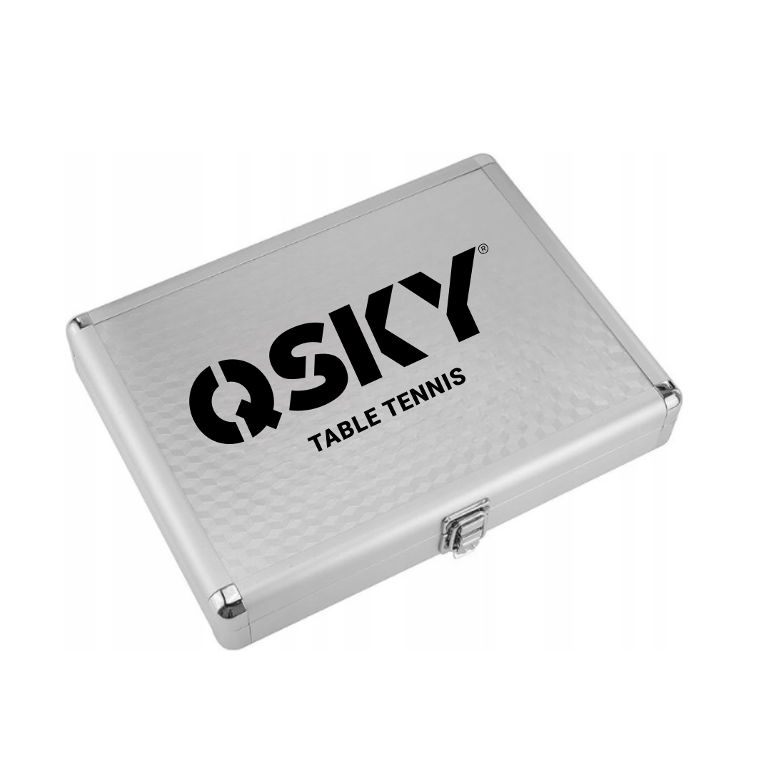 Pokrowiec Na Rakietkę Do Tenisa Stołowego Qsky Pro Etui Rakietka 3 Piłeczki