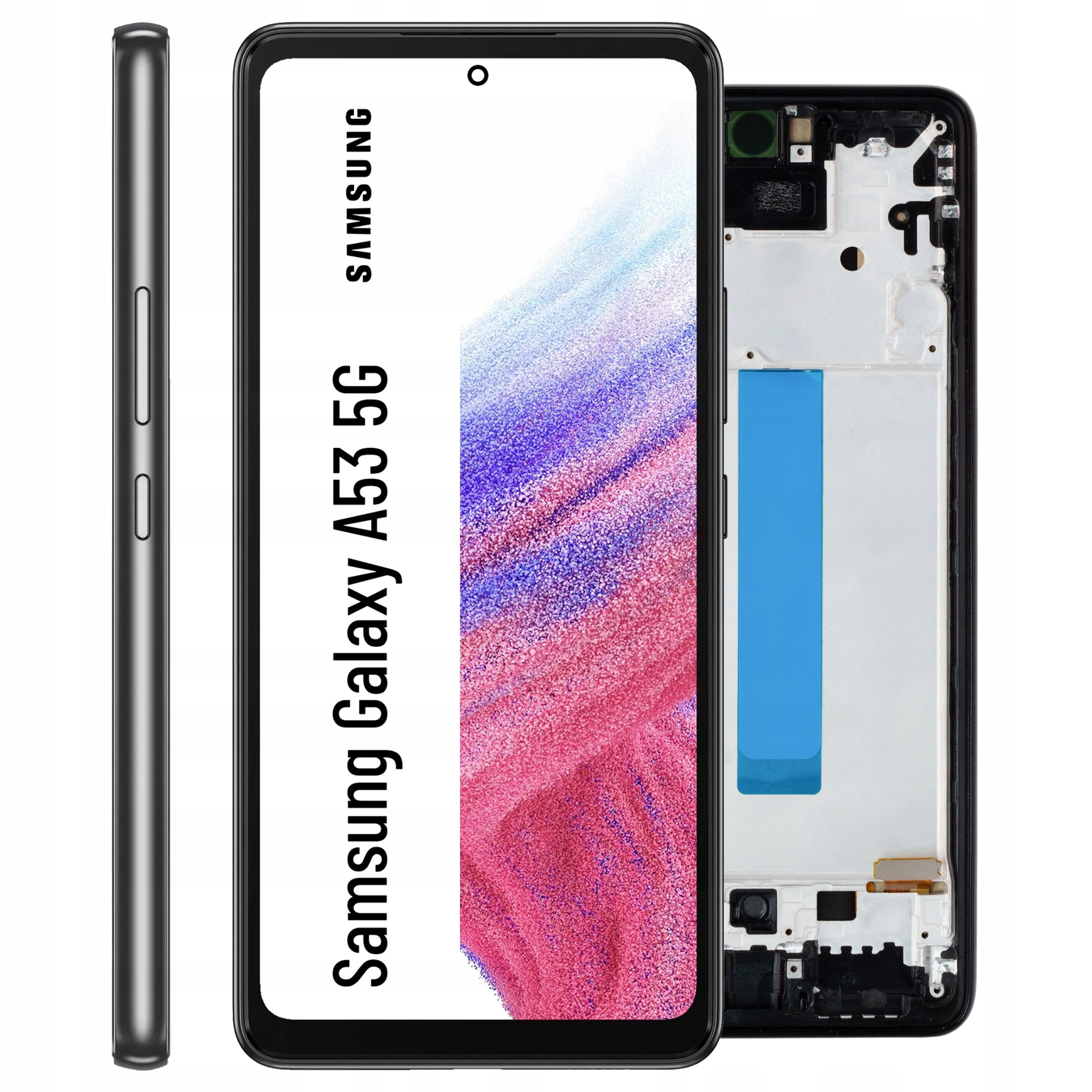 SM-A536U LCD pro Samsung A53 5G Displej Rámeček Matrix Incell