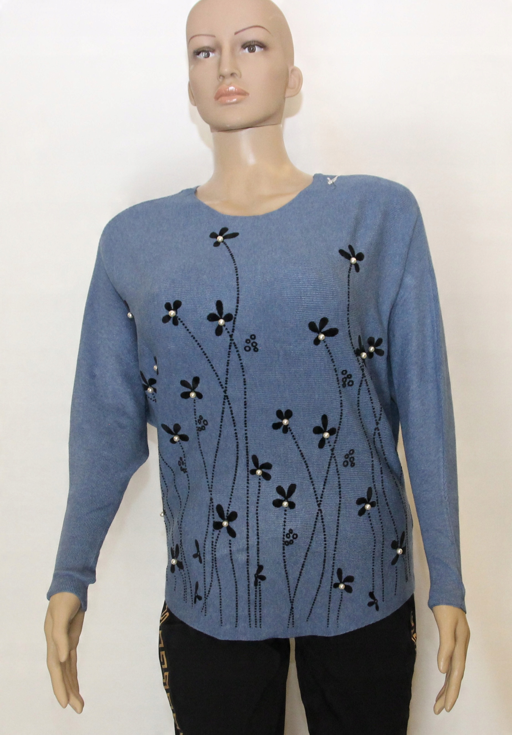 

Sweter bluzka Perły Koraliki M L XL