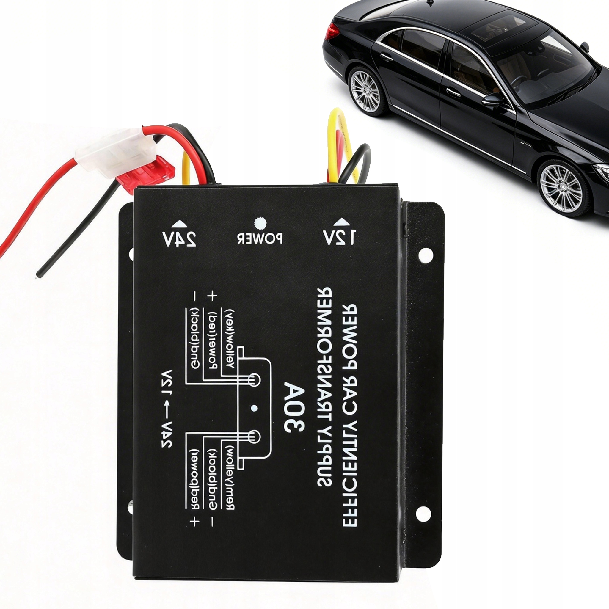 Konwerter Reduktor Napięcia 24V Na 12V 30A