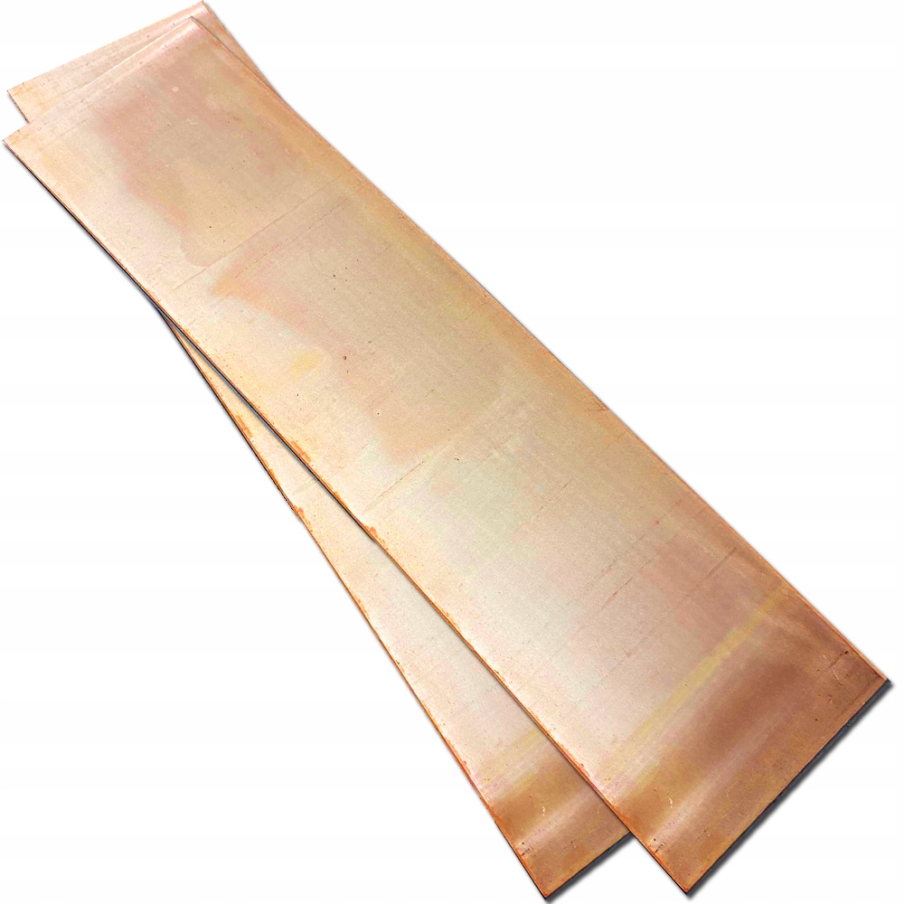 Kluzná Deska Ocelově Hnědá Páska Bronz Materiál Emt Ocel Bmt 2,5x130x500
